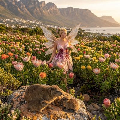 🇿🇦 Miora - Protea Fairy: Keeper of Resilience and Renewal