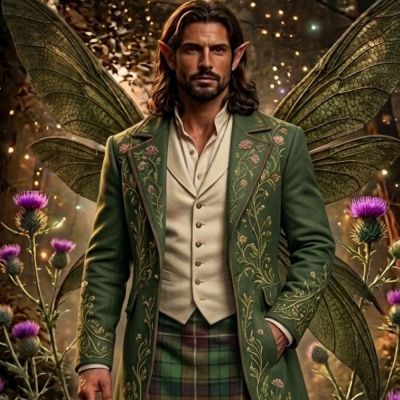 🏴💜 Alasdair - Thistle Fairy: Guardian of the Highland Path