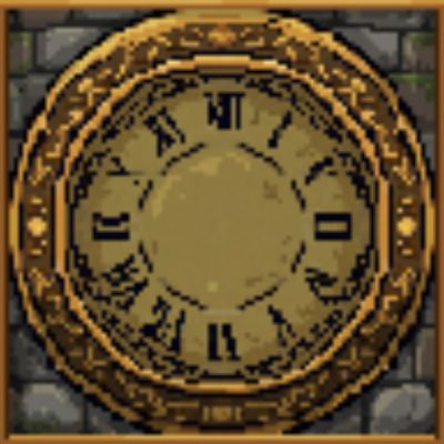 Pixel Art Clock watch for Game