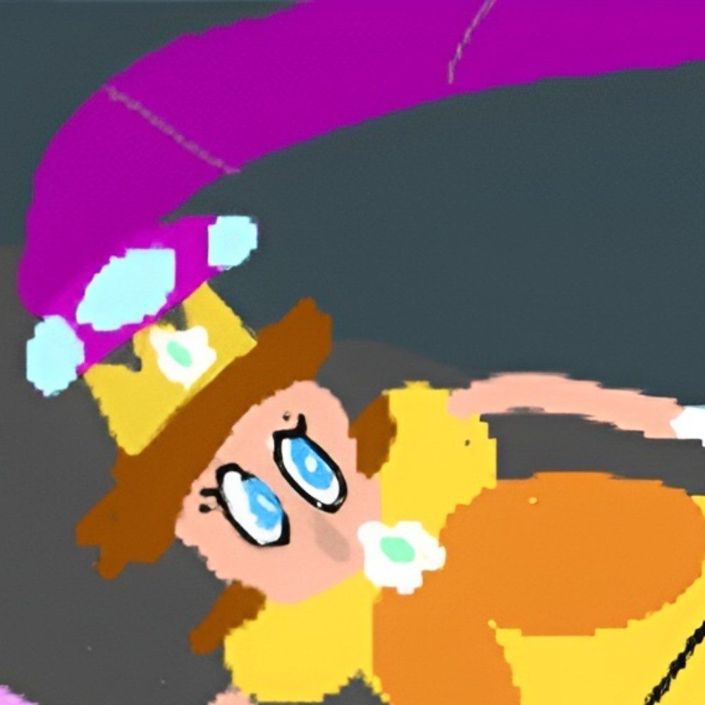 La Princesse Daisy de Sarasaland dans Mario, photo by SuperMarioFan on the wall