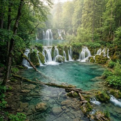 Plitvice Cascades, Croatia