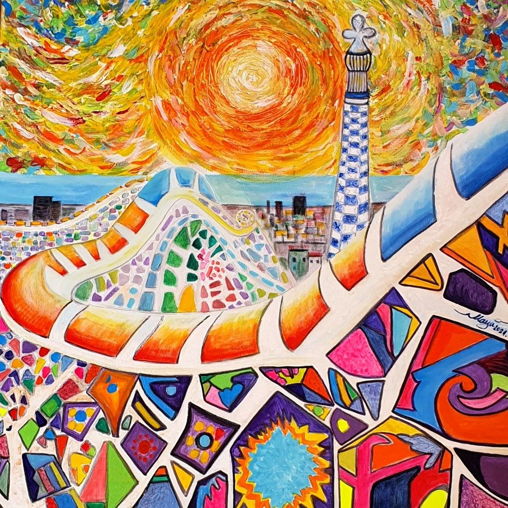 Guell, photo by Maca on the wall