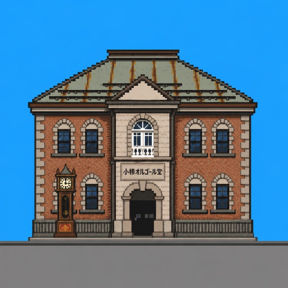 #OTARUPIXELCOLLECTION #小樽 #Otaru #PixelArt #Hokkaido #Japan, photo by OTARU_PC on the wall