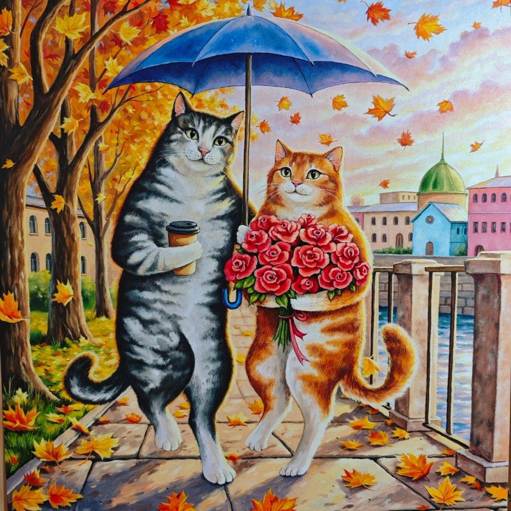 A walk through the autumn city, photo by KseniyaV on the wall