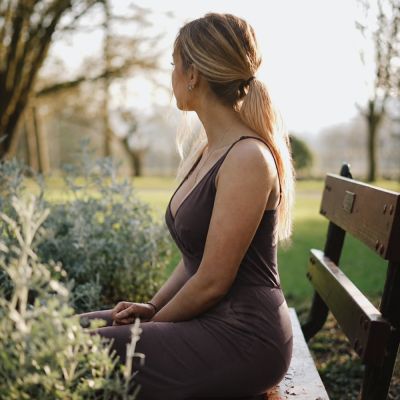 Lady in the sun