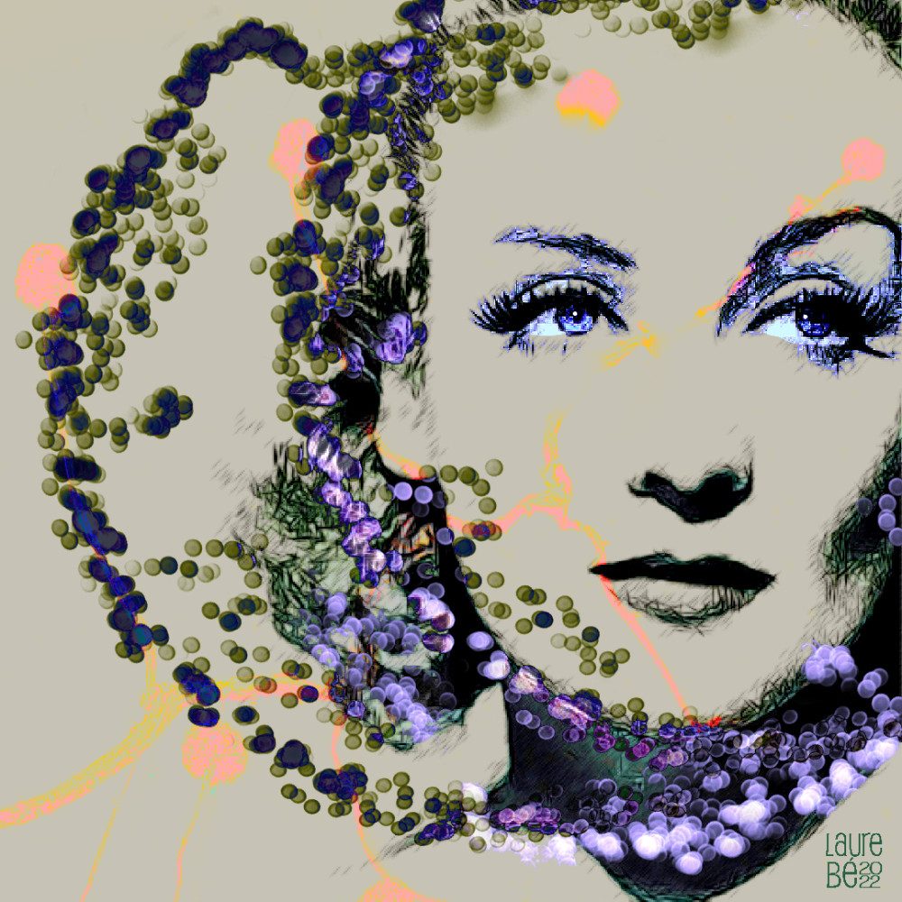 Carole Lombard - 2022, photo by LaureBe on the wall