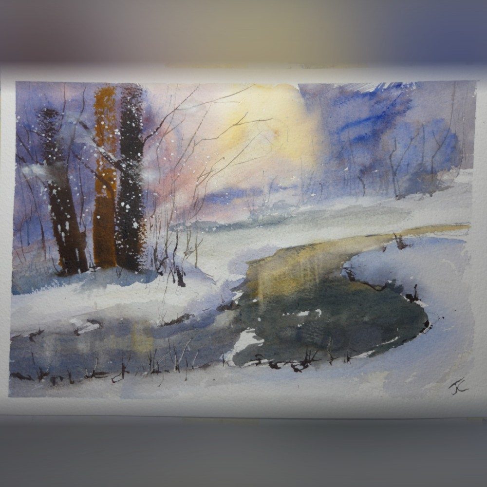 Winter chill, photo by JCArt on the wall