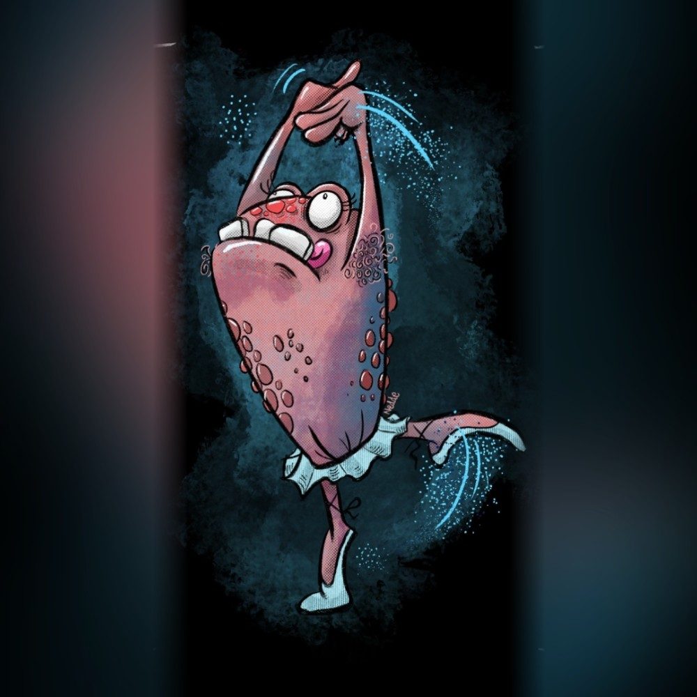 Dancing Queen (procreate), photo by Nedde on the wall