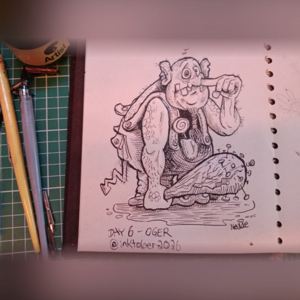 Ogre, photo by Nedde on the wall