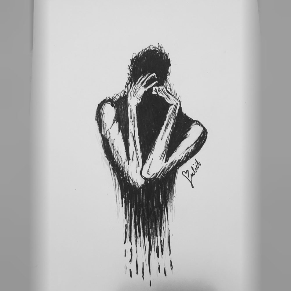 Untitled 🖤🖤🖤, photo by ArtyouJuliet on the wall