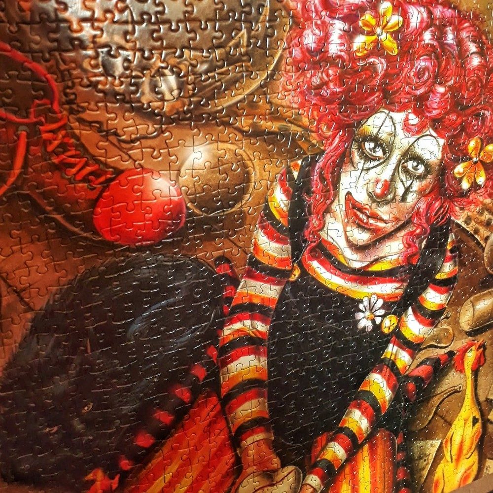 Circus in Pieces, photo by HelenePhotos on the wall