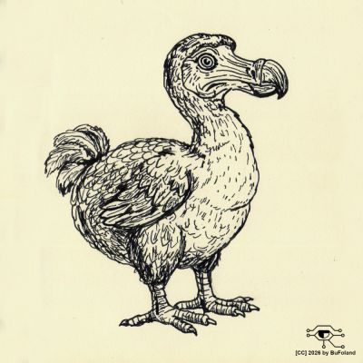 Day 18 Inktober: FLIGHTLESS