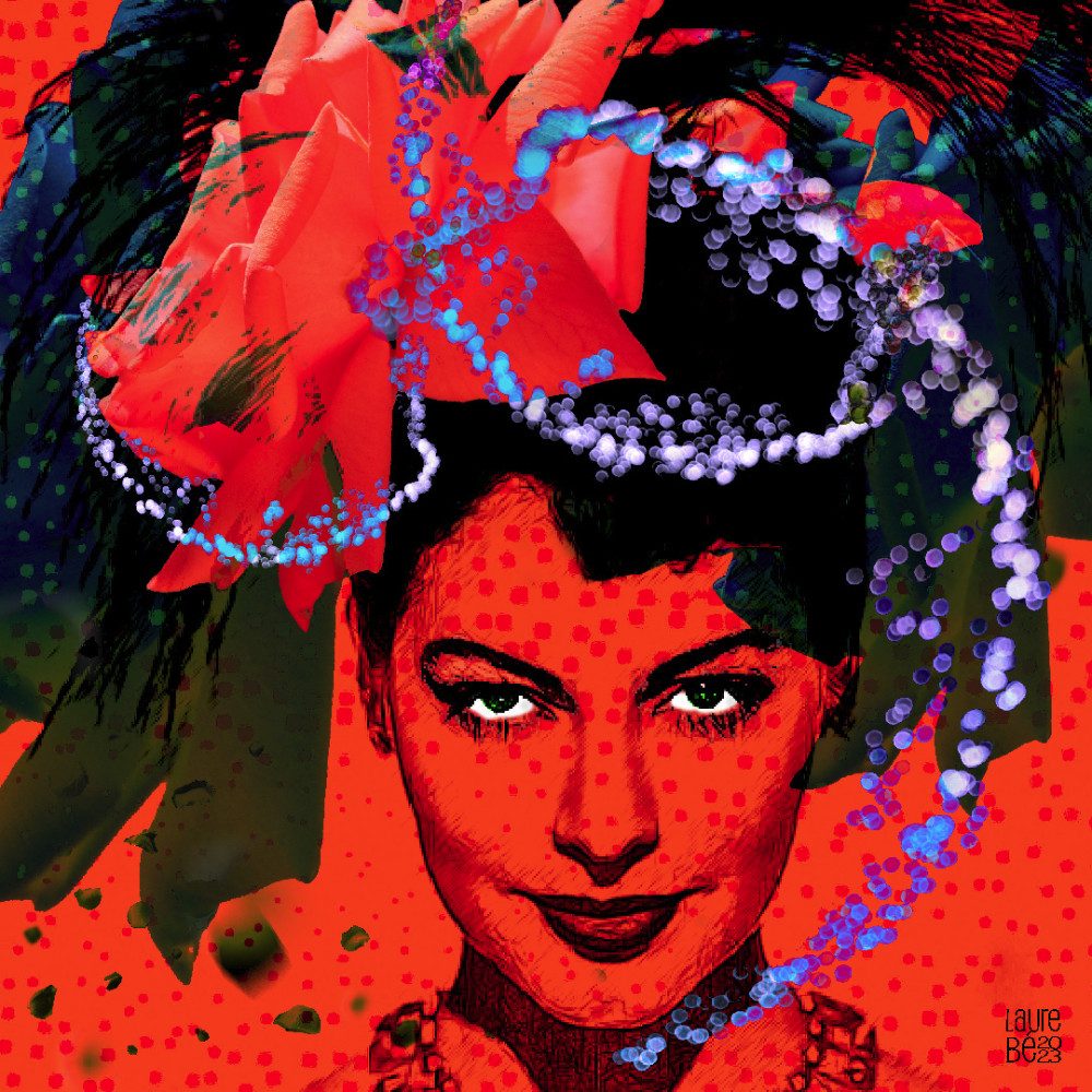 Ava Gardner - 2023, photo by LaureBe on the wall