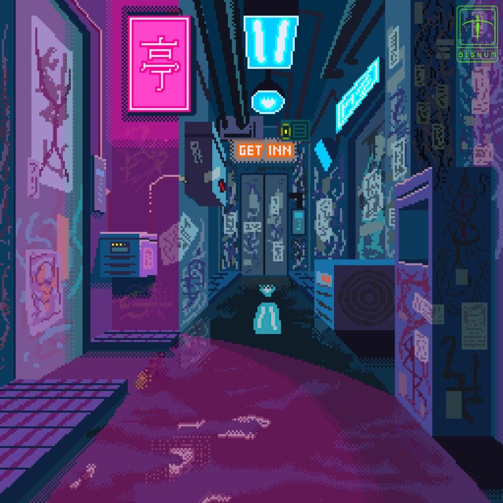 Underbelly of the Night City, photo by Signum on the wall