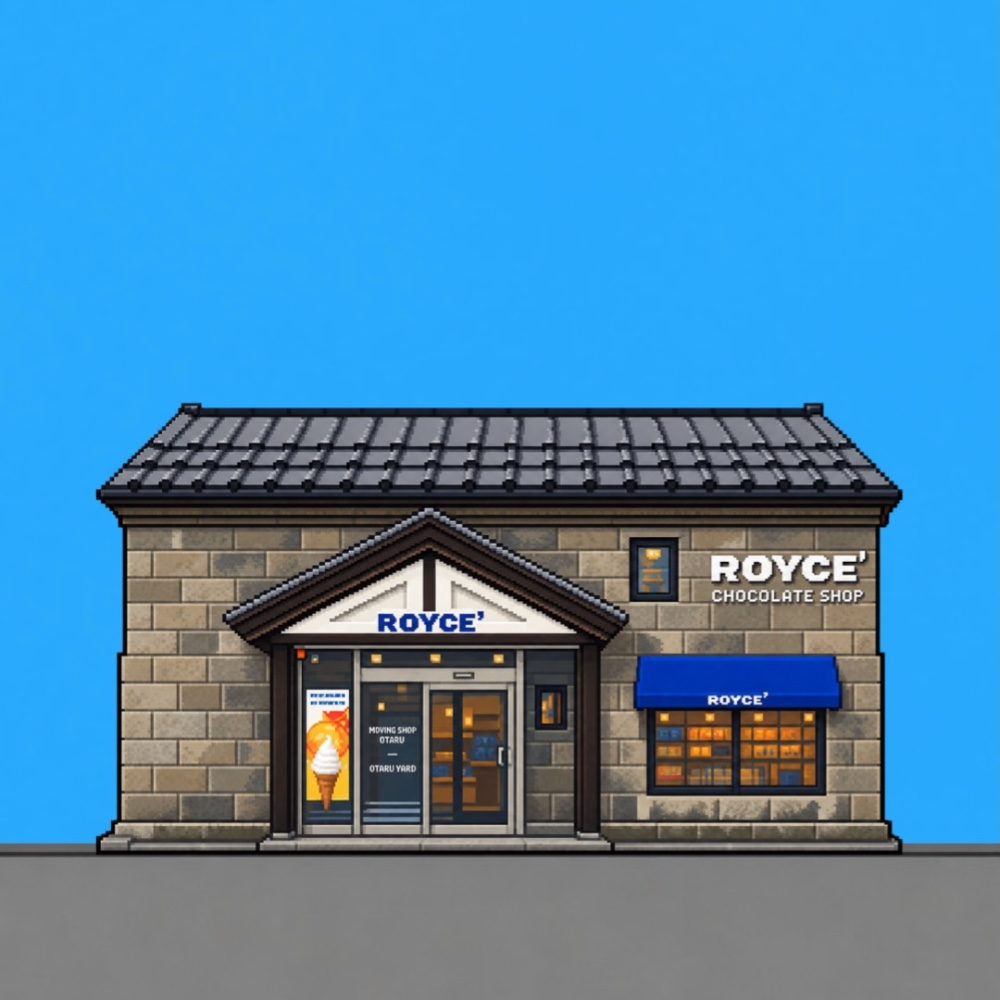 #OTARUPIXELCOLLECTION #小樽 #Otaru #ピクセルアート #PixelArt, photo by OTARU_PC on the wall