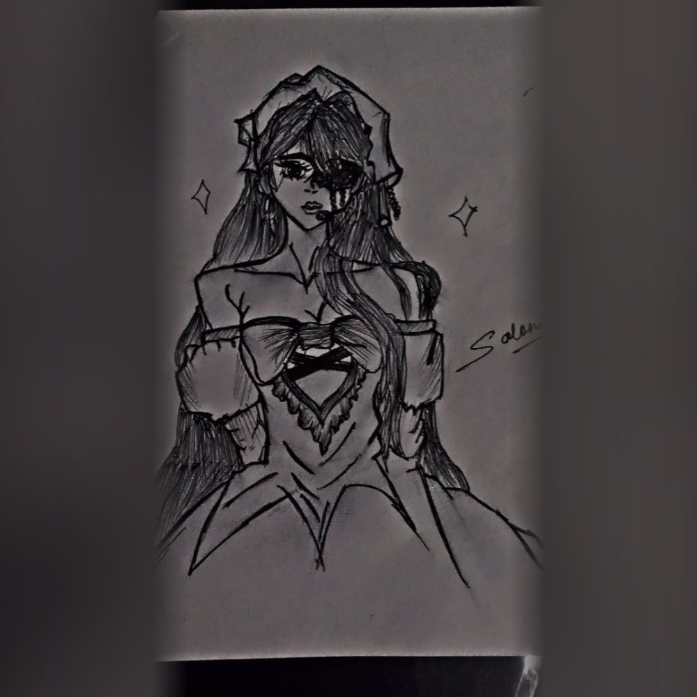 Anime girl, photo by saloni_rajput on the wall