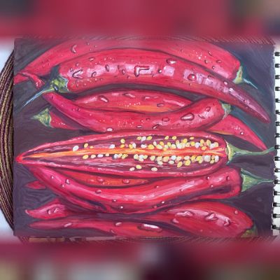 Gouache pepper