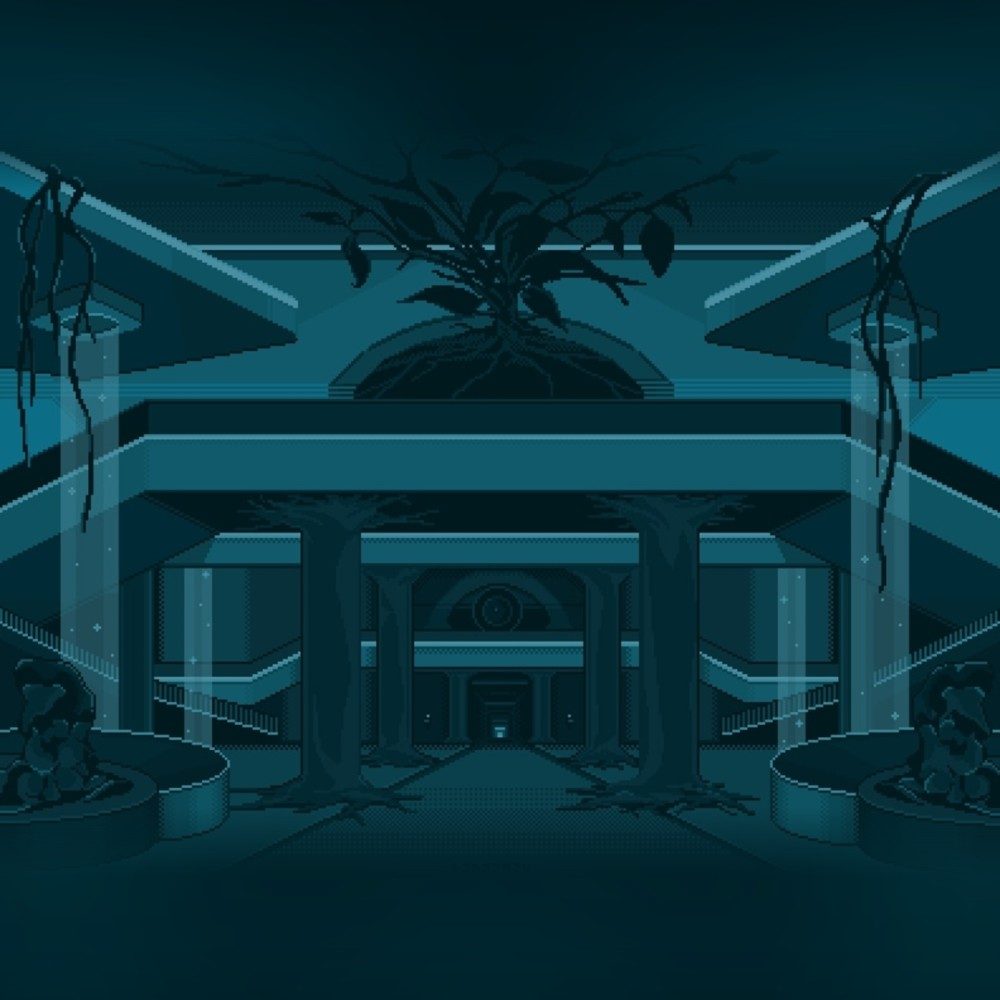 Liminal mall, photo by R2DJ on the wall · WallPixelArt Pixel Art