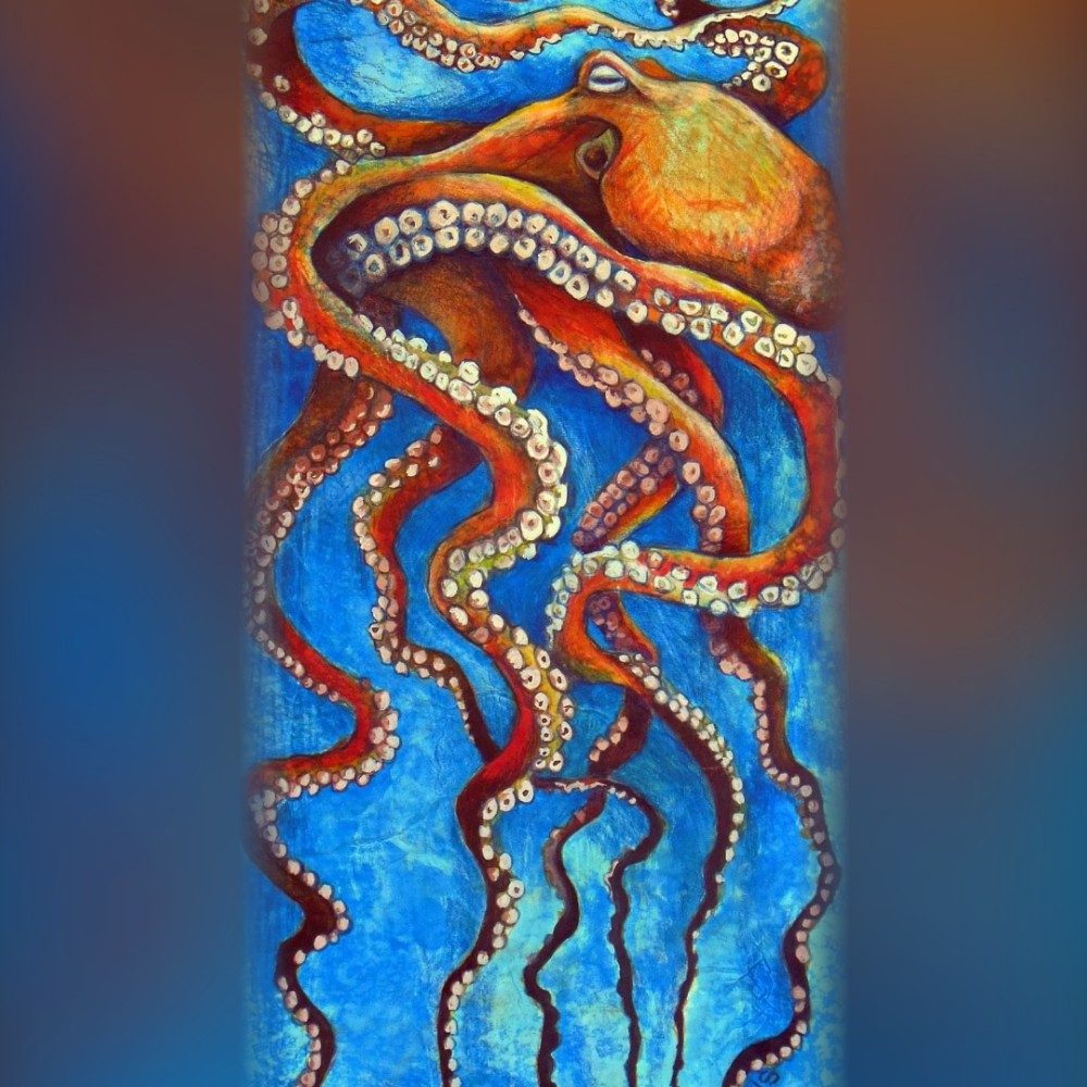 OCTOPUS#00, photo by Sarasilene on the wall · WallPixelArt Art