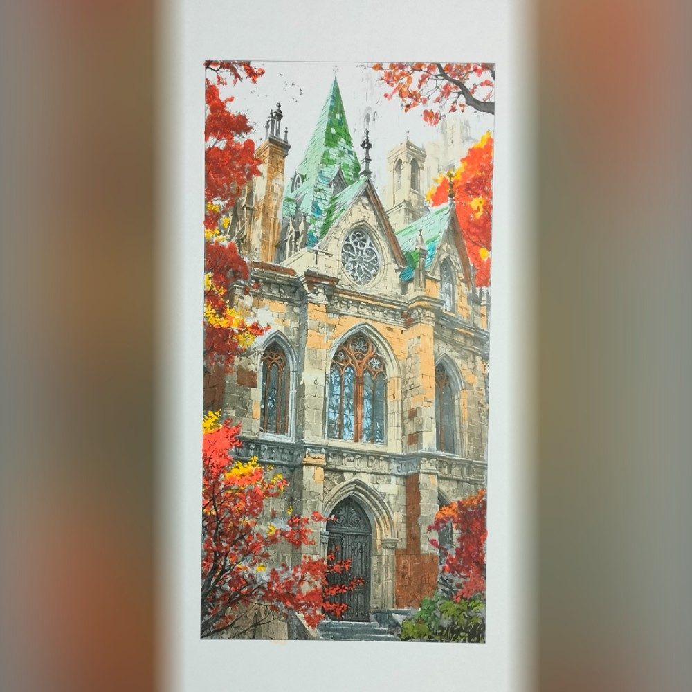 CATTEDRALE IN AUTUNNO, photo by NOVARAFrancesco on the wall