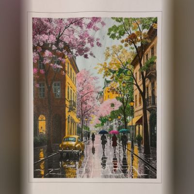 Passeggiando sotto la pioggia