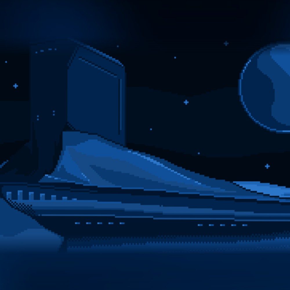 Outpost, photo by R2DJ on the wall · WallPixelArt Pixel Art