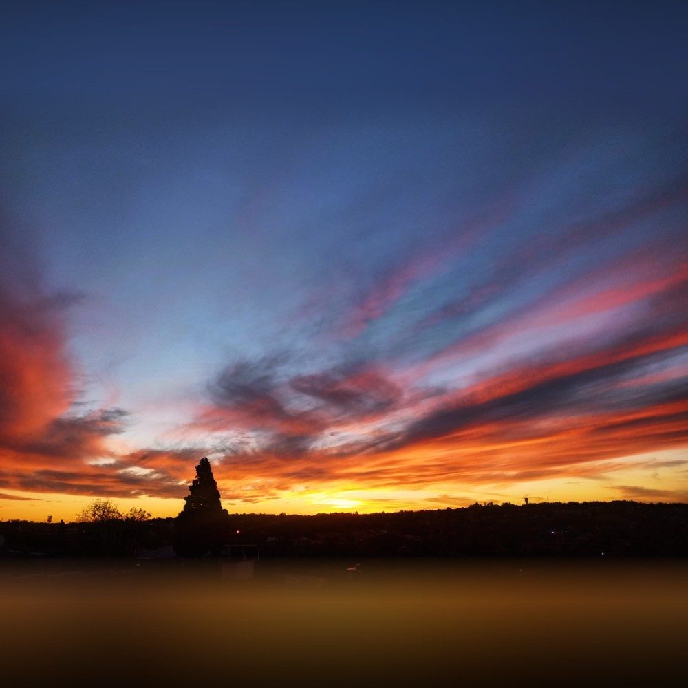 Chasing Jozi sunsets, photo by jozimama on the wall · WallPixelArt Photography