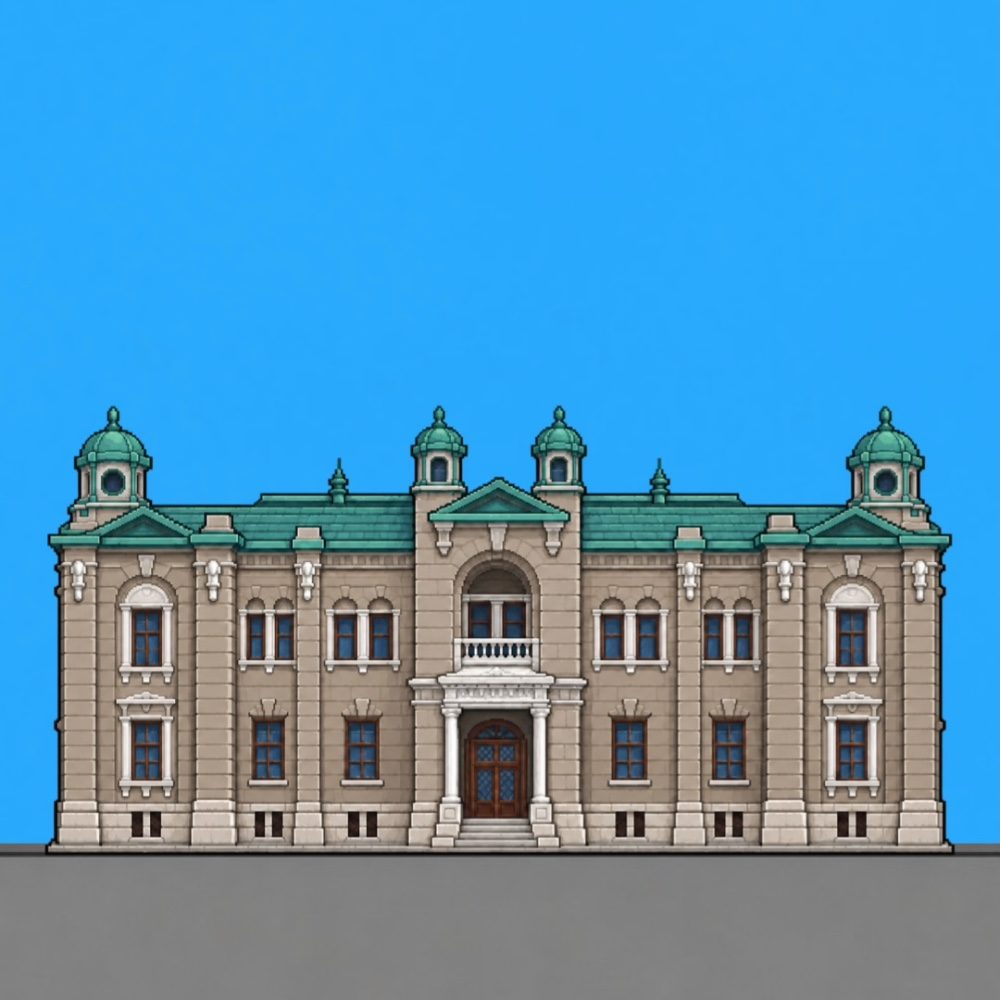 #OTARUPIXELCOLLECTION #小樽 #Otaru #ピクセルアート #PixelArt, photo by OTARU_PC on the wall