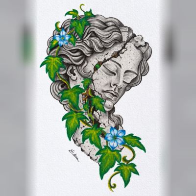 Statue drawing