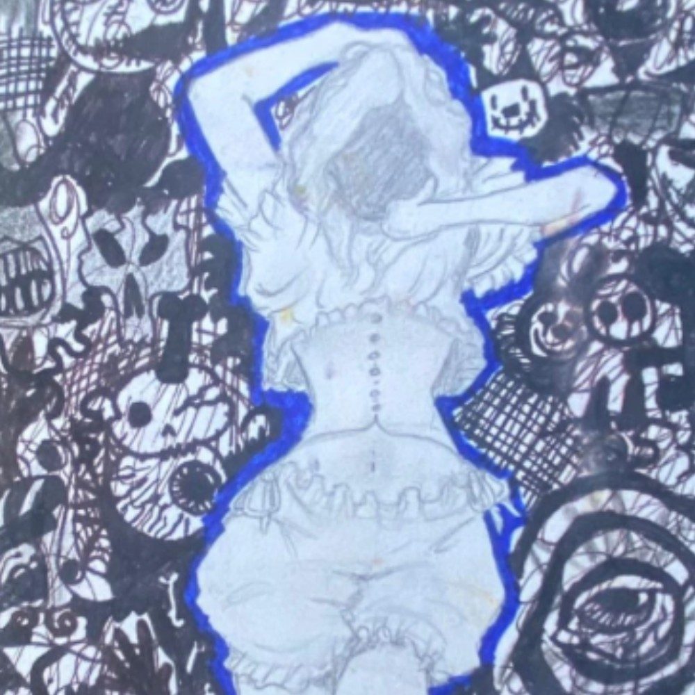 a dark mind or a pretty face, photo by Raven on the wall