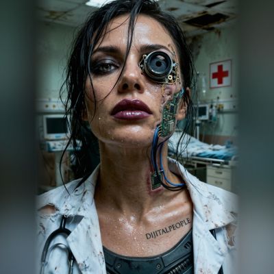 Cyberpunk Doctor Cyborg