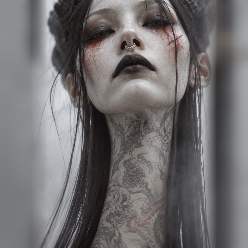 Even the last flower blooms, knowing no one will remember it, photo by oeye on the wall