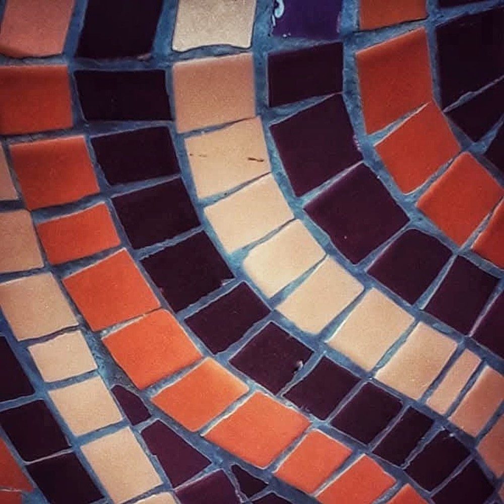 Mosaic Rhythm, photo by HelenePhotos on the wall