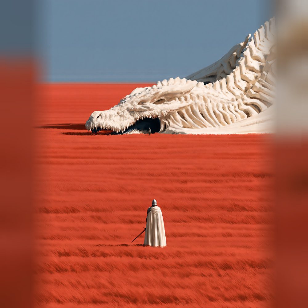 The Red Sea, photo by Caligo on the wall