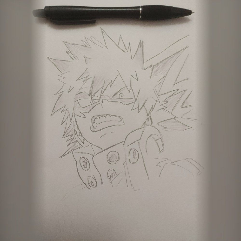 Bakugo, photo by Dakshika_ on the wall