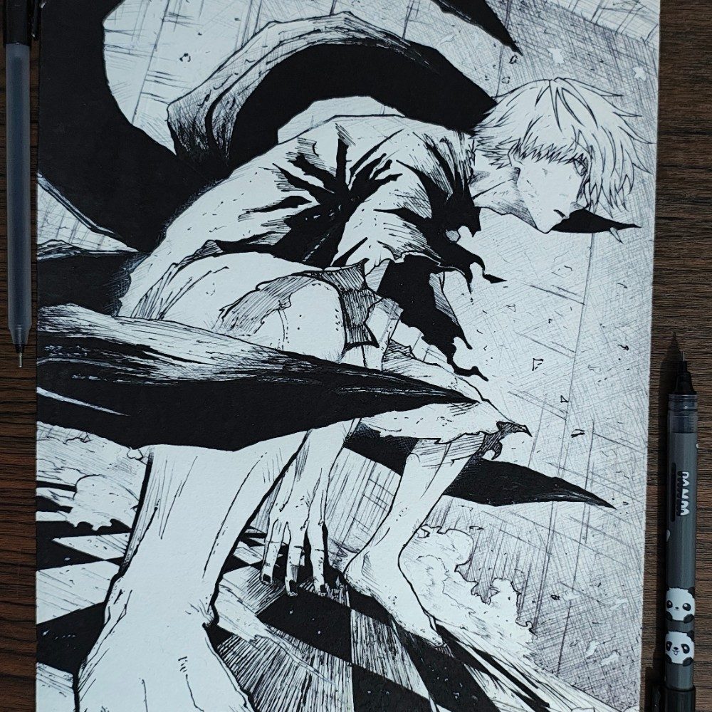 Ken Kaneki, photo by ishan on the wall