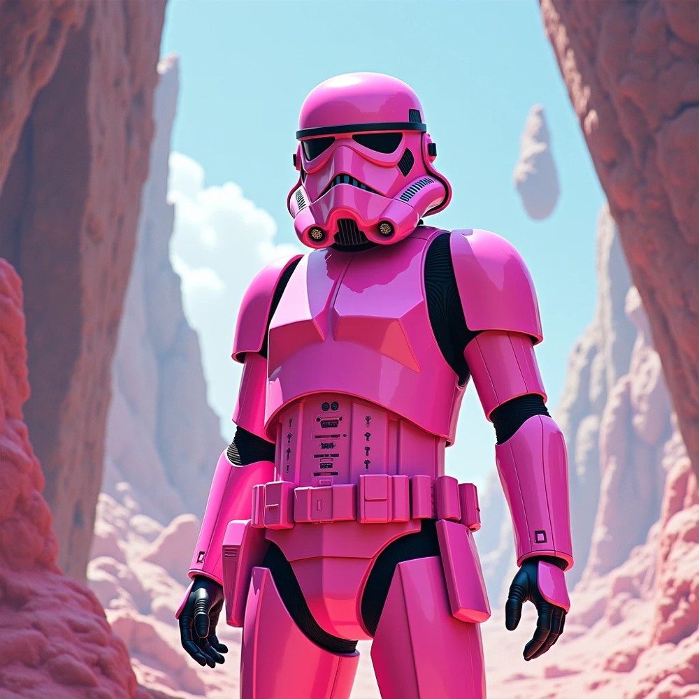 PINK SOLDIER, photo by MARANO on the wall