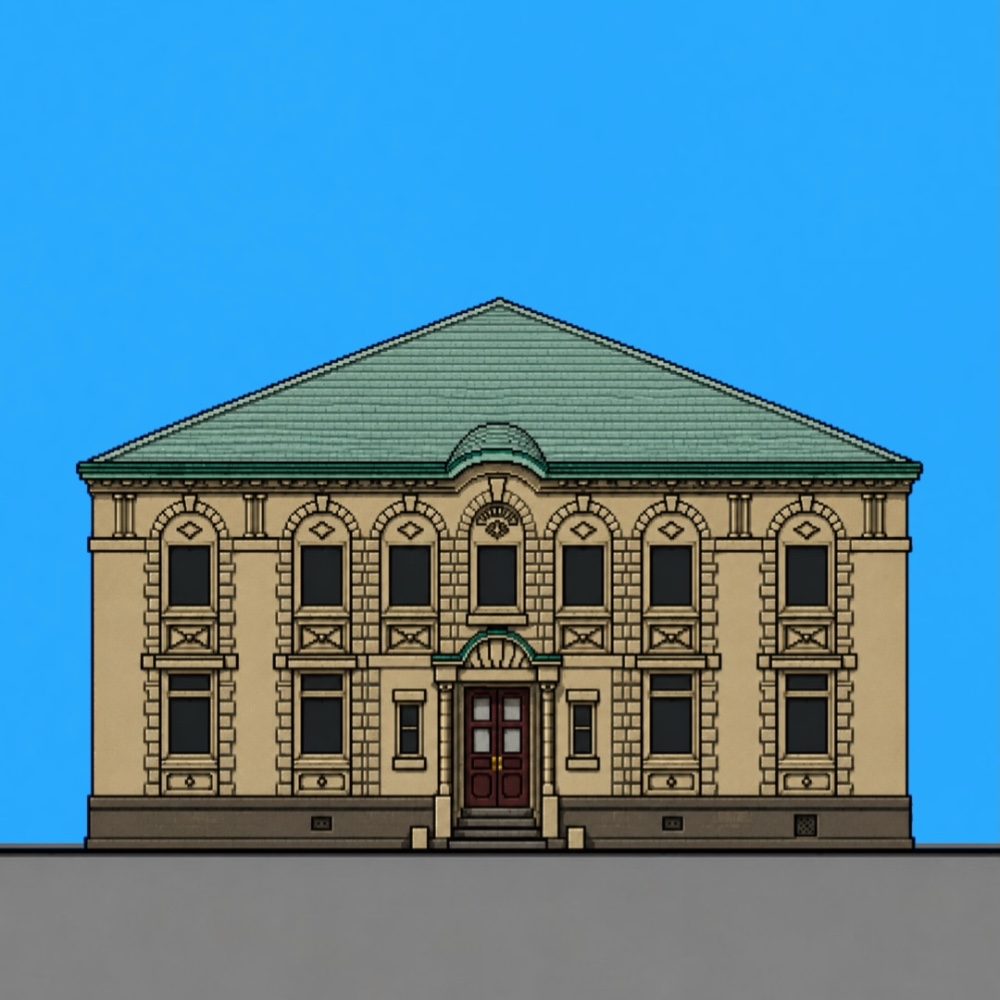 #OTARUPIXELCOLLECTION #小樽 #Otaru #ピクセルアート #PixelArt, photo by OTARU_PC on the wall