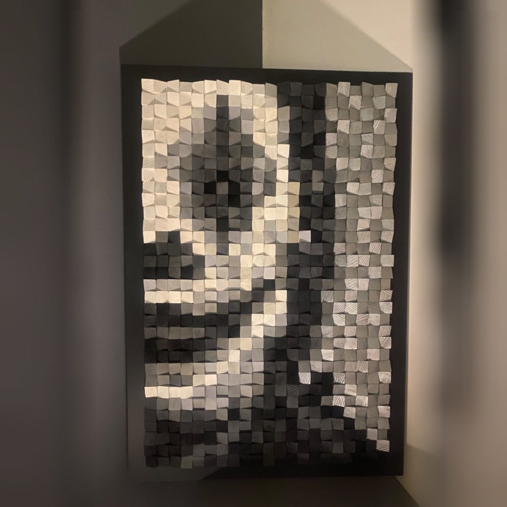Joker Smile, photo by Pixaleart on the wall · WallPixelArt Art