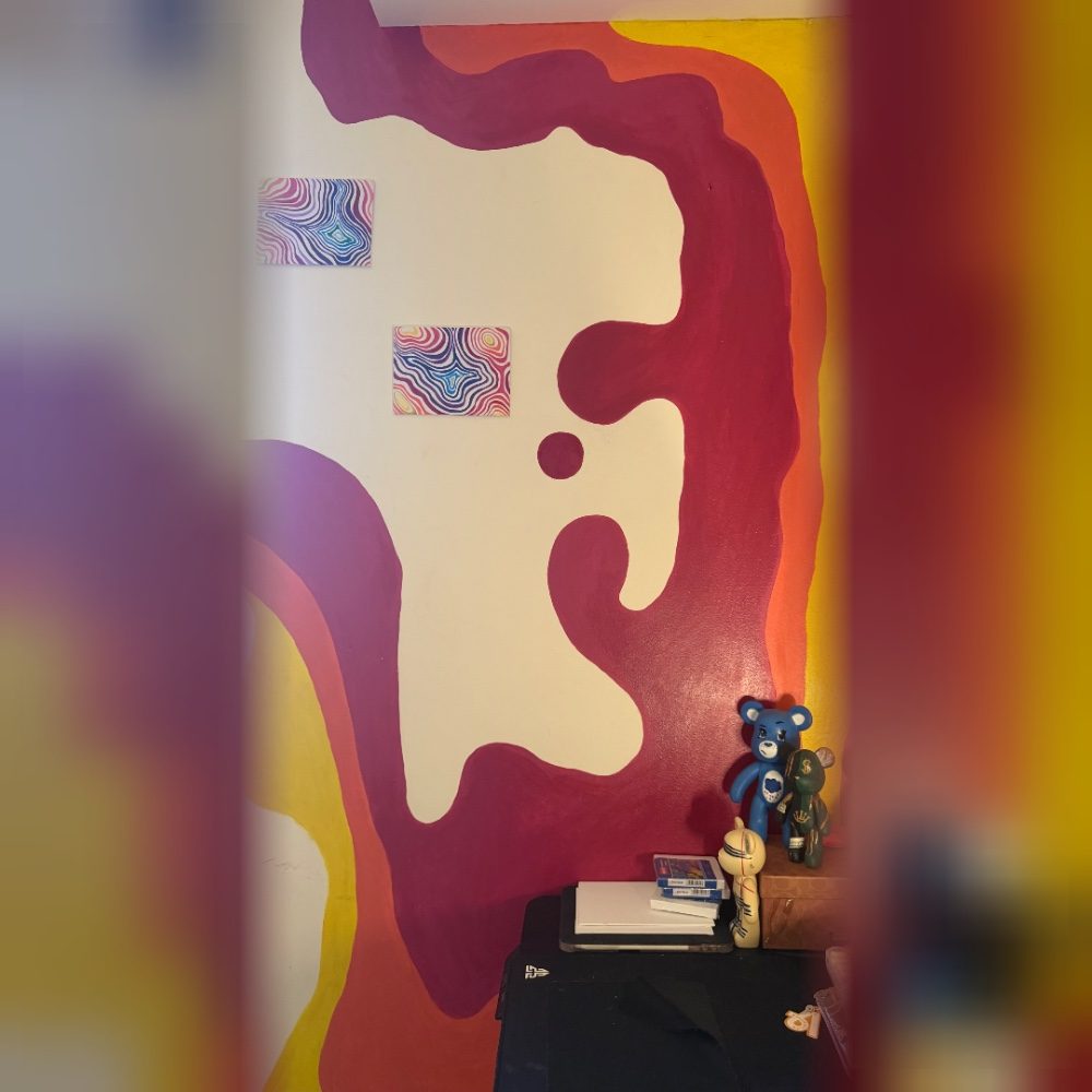 My art wall, photo by createwithnour on the wall