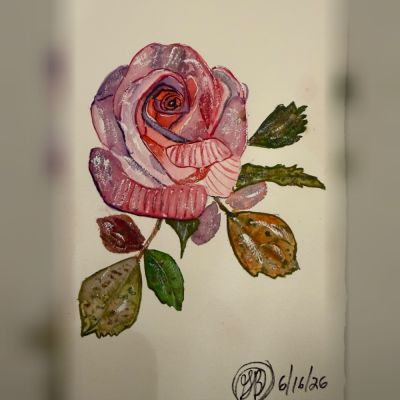 My watercolor Rose !🌹