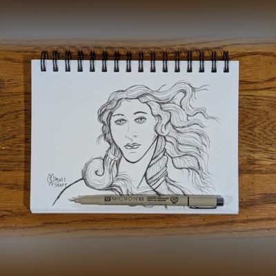INKTOBER 2026- DAY 14: lady